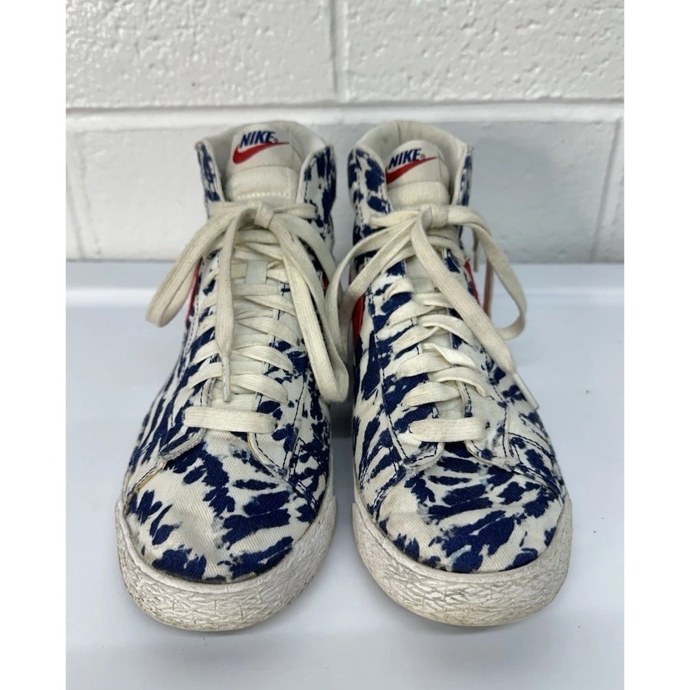 Nike Blazer '77 Vintage Mid Blue Tie-Dye / Youth 7 Women's 8.5 - Picture 3 of 8